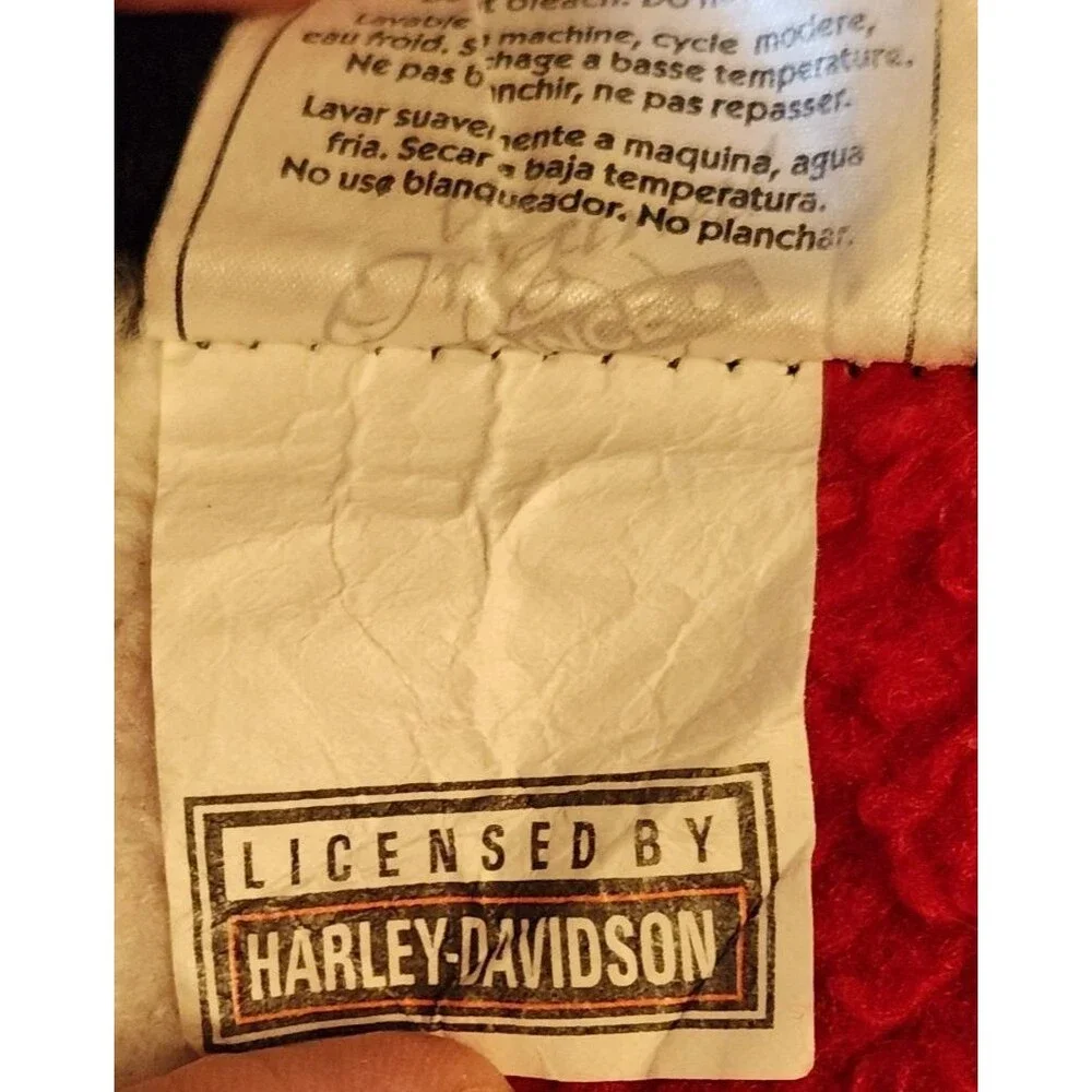 Biederlack Harley-Davidson Fleece Throw Blanket Motorcycle 54